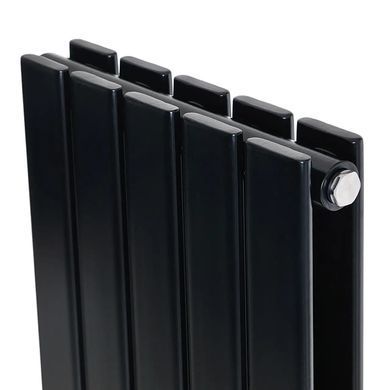 Радіатор ARTTIDESIGN LIVORNO II 1600X340 RAL9005 Підключення нижнє по центру