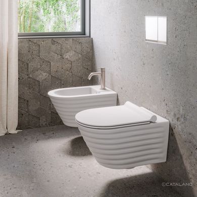 Подвесной унитаз CATALANO NEW ZERO NEWFLUSH BIANCO SATINATO (1VS55RZEBM)