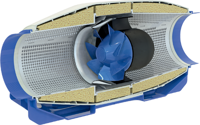 Вентилятор шумоізольований канальний BLAUBERG INWAVE 100/125