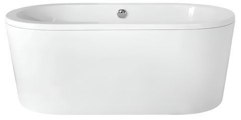Ванна акриловая отдельностоящая BESCO VICTORIA 160х75 + сифон (#WKV-160-WZ)