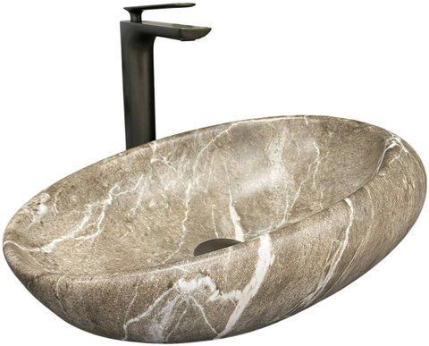 Раковина VBI VICENZA 31х49 BROWN STONE MATT (VBI-014802)