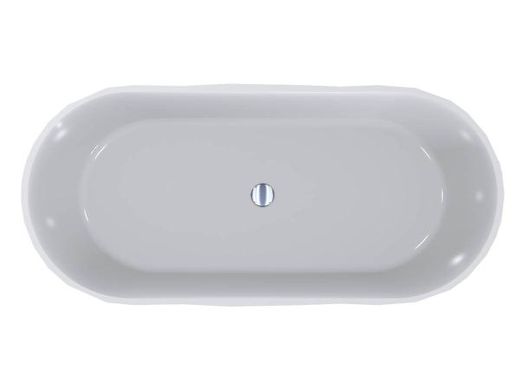 Ванна зі штучного каменю Miraggio Sapfire 165x75 біла глянсова (0002250)