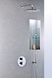 Комплект душової системи з термостатом Paffoni Shower на 2 споживача, верхній душ 225 мм (колір - хром)