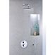 Комплект душової системи з термостатом Paffoni Shower на 2 споживача, верхній душ 225 мм (колір - хром)