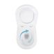 Комплект 4в1: Інсталяція для унітазу QTAP NEST ST + підвісний унітаз SWAN ULTRA QUIET 520х360х320 + клавіша змиву CHROME (QT16335180W48200)