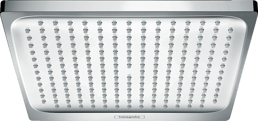 Hansgrohe Верхний душ Crometta E 240 1jet, EcoSmart: 9л/мин белый хромированный (26727000)