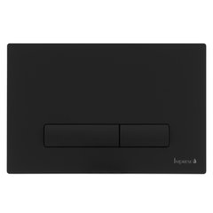 Клавіша змиву IMPRESE PANI чорний soft-touch, пластик, система OLIpure (i9040ВOLIpure)