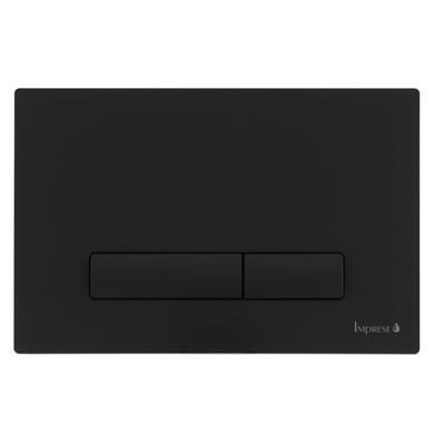 Клавіша змиву IMPRESE PANI чорний soft-touch, пластик, система OLIpure (i9040ВOLIpure)