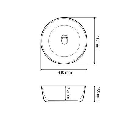 Раковина VBI LARINO WHITE (VBI-012621)