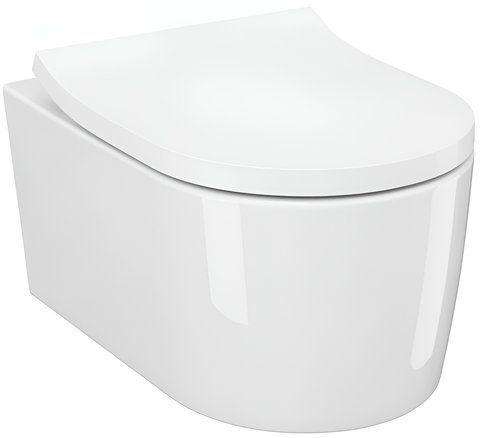 Підвісний унітаз CERSANIT INVERTO STREAMON / сидіння SLIM WRAP SOFT CLOSE (S701-432)
