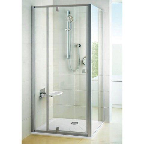 Душевая дверь RAVAK PIVOT PDOP2-120, распашная 1200 мм H1900, профиль сатин, стекло TRANSPARENT 03GG0U00Z1