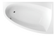 Ванна акриловая RADAWAY RINEIA 150x95 R / ножки / сифон (WA1-31-150×095L)