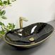 Раковина VBI TURIN 36.5х62 MARBLE BLACK GLOSSY (VBI-011505)