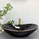 Раковина VBI TURIN 36.5х62 MARBLE BLACK GLOSSY (VBI-011505)