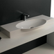 Раковина ARTCERAM SWING WHITE GLOSSY 47.5х106 (SWL002 01; 00)