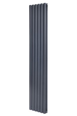 Вертикальный дизайнерский радиатор отопления ARTTIDESIGN Rimini II 6/1800/354/50 серый матовый