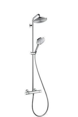 Душова система HANSGROHE RAINDANCE SELECT 240 с термостатом, верхним и ручным душем, хром 27115000