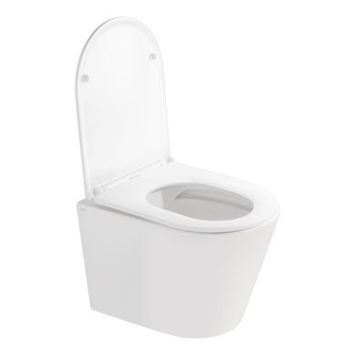 Подвесной унитаз QTAP SCORPIO / сидение SOFT CLOSE (QT1433053ERW)