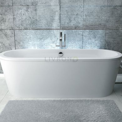 Ванна акриловая отдельностоящая BESCO VICTORIA 185х83 + сифон (#WKV-185-WO)