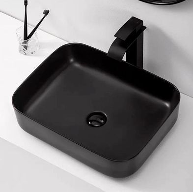 Раковина DUSEL CUBIS 39х50 500251B / чорна (DUSEL-367)