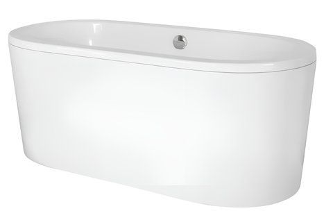 Ванна акриловая отдельностоящая BESCO VICTORIA 185х83 + сифон (#WKV-185-WO)