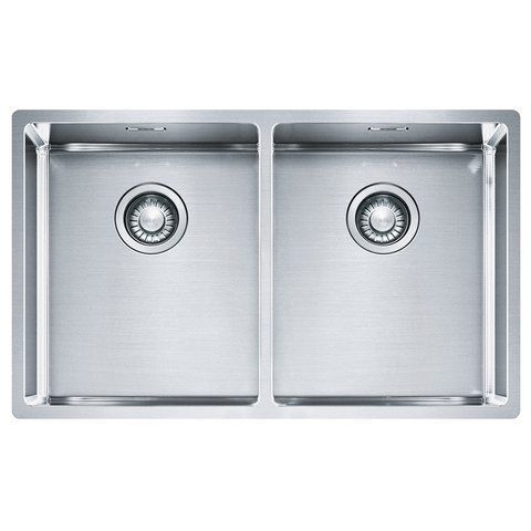 Кухонна мийка FRANKE BOX BXX 220/120-34-34 / полірована (127.0370.188)