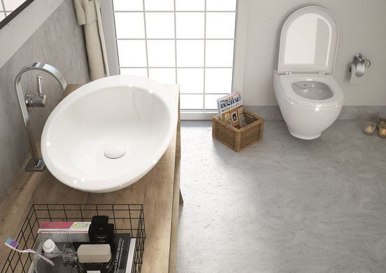 Подвесной унитаз VOLLE OLIVA + сиденье SLIM SOFT CLOSE (13-45-165)