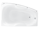Ванна акрилова PAA RIGONDA R 180x110 кольорова (VARI/L/01)