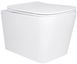 Подвесной унитаз QTAP TERN ULTRA QUIET WHITE + сиденье SOFT CLOSE (QT17332303AW)