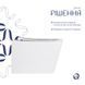 Подвесной унитаз QTAP TERN ULTRA QUIET WHITE + сиденье SOFT CLOSE (QT17332303AW)