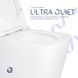 Подвесной унитаз QTAP TERN ULTRA QUIET WHITE + сиденье SOFT CLOSE (QT17332303AW)