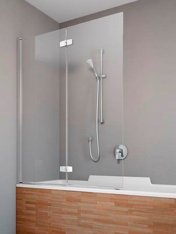Шторка для ванны RADAWAY FUENTA NEW PND 120х150 R / профиль хром / стекло прозрачное (95030U02Z1)