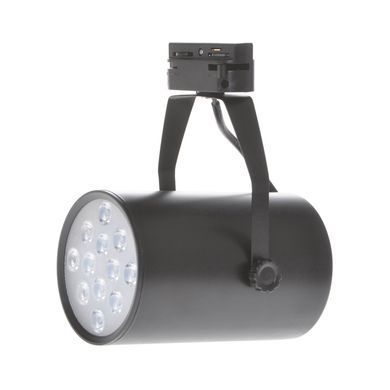 Світильник трековий поворотний LED 422/12W NW BK