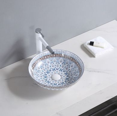 Раковина REA ARTE 40.5х40.5 / синій (REA-U0267)