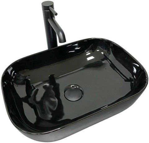 Раковина VBI RAVENNA BLACK GLOSSY 32.5х45 (VBI-011227)