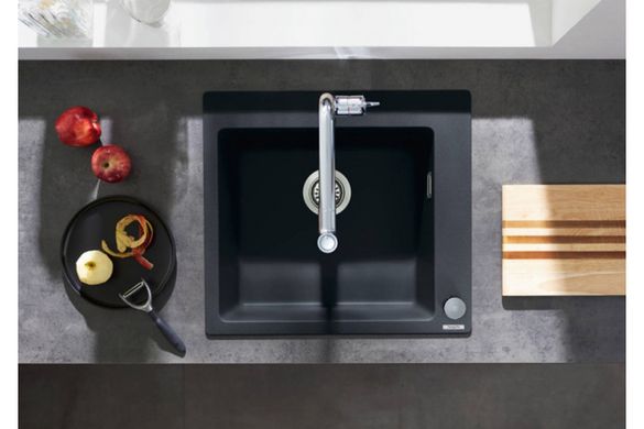 Кухонна мийка C51-F450-01 Сombi 560x510 зі змішувачем Select Chrome (43212000)