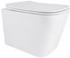 Подвесной унитаз QTAP TERN + сиденье SOFT CLOSE (QT17332303ASW)