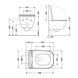 Подвесной унитаз QTAP TERN + сиденье SOFT CLOSE (QT17332303ASW)