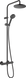 Hansgrohe Душова система Vernis Blend Showerpipe 200 1jet EcoSmart з термостатом Matt Black (26089670)