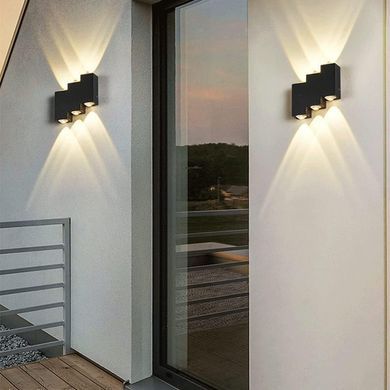 Підсвітка фасадна LED 6W WW IP54 BK (AL-620/6)