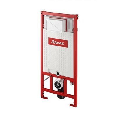 Комплект 4в1: Инсталляция для унитаза RAVAK CLASSIC RIMOFF + клавиша смыва + унитаз + сиденье для унитаза (X01671-К)