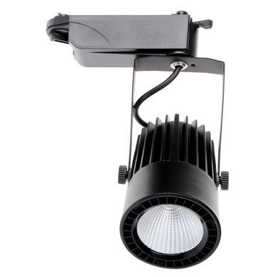 Світильник трековий поворотний LED 410/20W NW BK COB