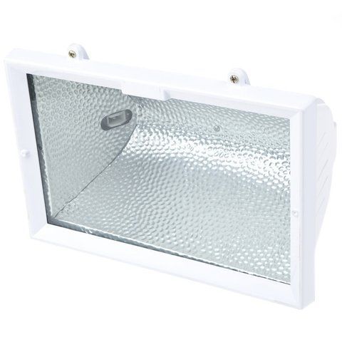 Прожектор вуличний галогенний IP54 HL-04 1500W WHITE білий