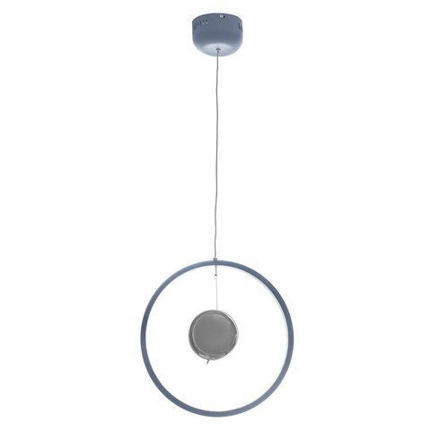 Светильник потолочный подвесной светодиодный для спальни BR-941S/18W LED GY/CH