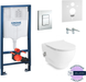 Комплект 3в1: Інсталяція GROHE RAPID SL + підвісний унітаз VOLLE OLIVA / сидіння SOFT CLOSE (13-45-165WB)
