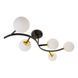 Люстра потолочная в спальнюю Е27 30W BK/WH (BR-01 644C/5)