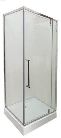 Душова кабіна VERONIS KN-16-09 90х90х190 / профіль хром / скло прозоре + піддон (VE-KN1609)