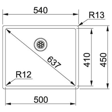 Кухонна мийка FRANKE BOX BXX 210/110-50 (127.0369.282)