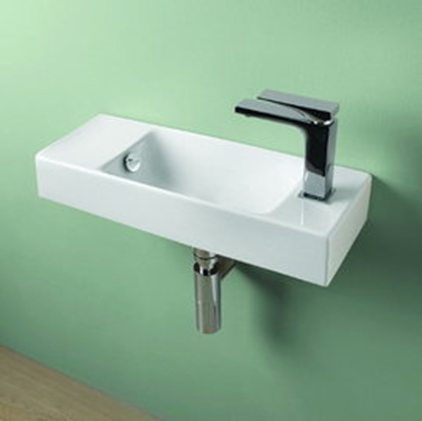 Раковина ARTCERAM LAVAMANI WHITE GLOSSY 20х54 (LML002 01; 00)