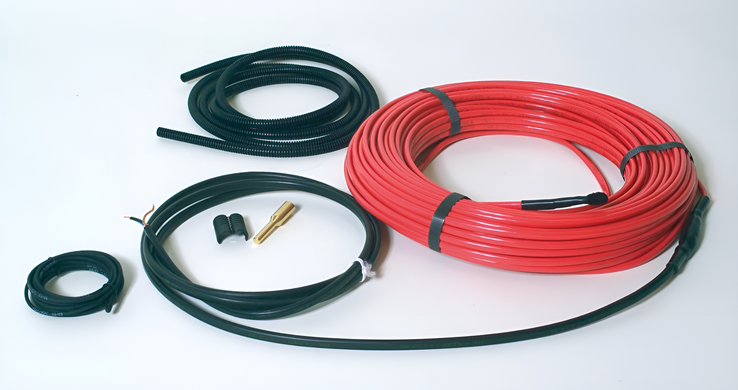 Нагрівальний двожильний кабель DEVI FLEX 18T - 54м / 6,8м² / 1005Вт (140F1410)